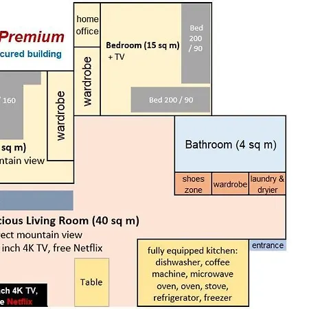 Business Park Premium, 2b Lux Flat, Free Garage Apartment *